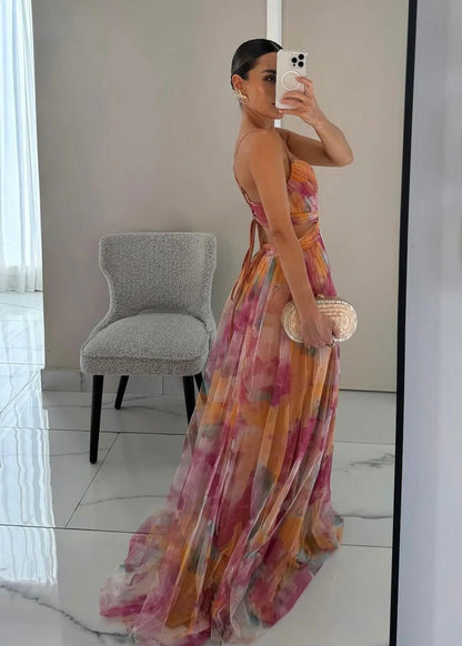 Lauren Vestido Largo Floral
