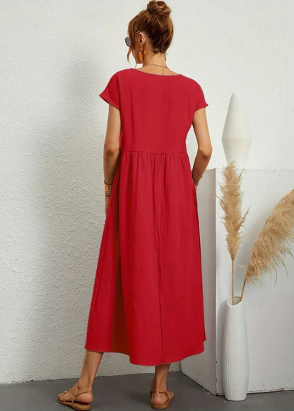 Gabriella Vestido Midi Fluido