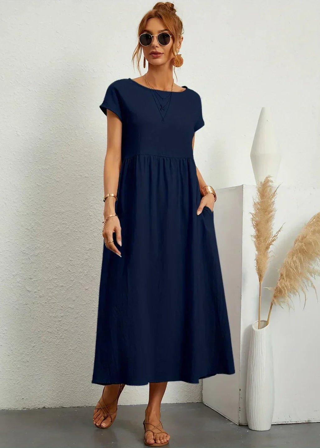 Gabriella Vestido Midi Fluido