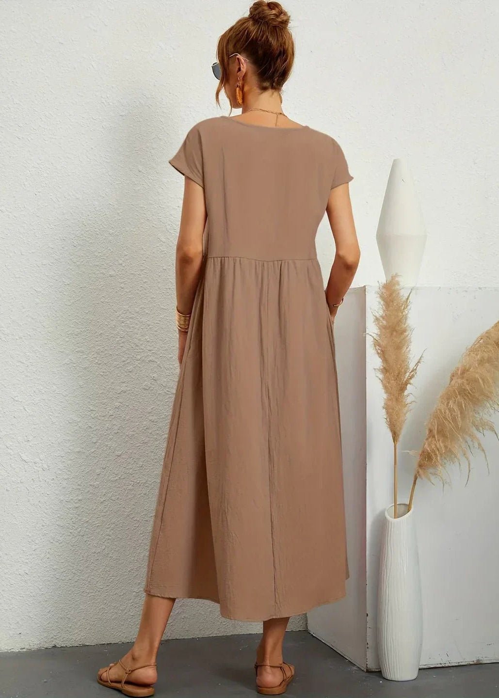 Gabriella Vestido Midi Fluido
