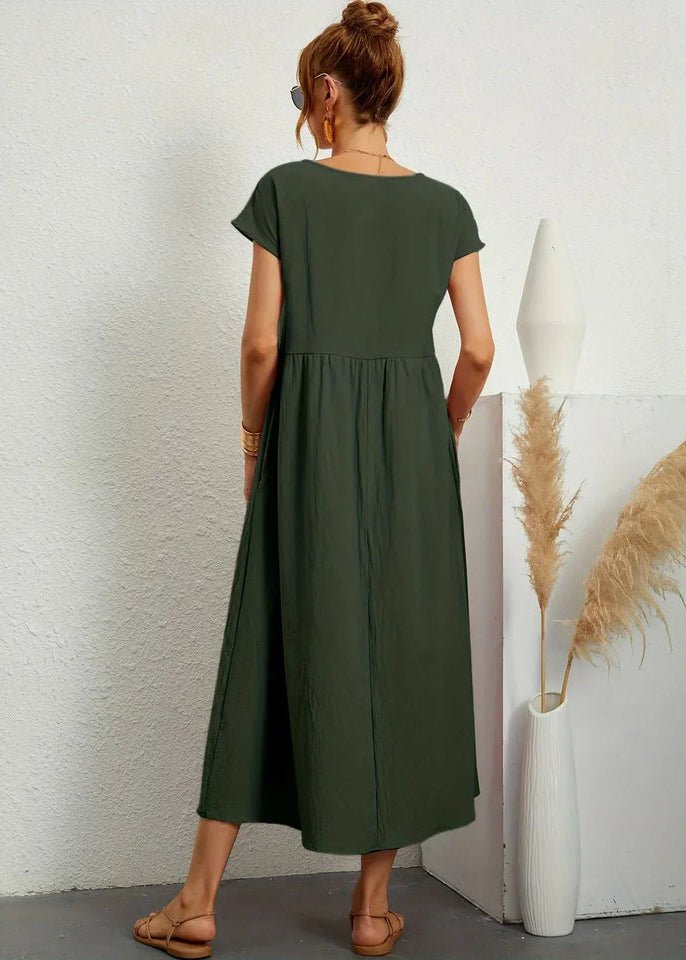 Gabriella Vestido Midi Fluido
