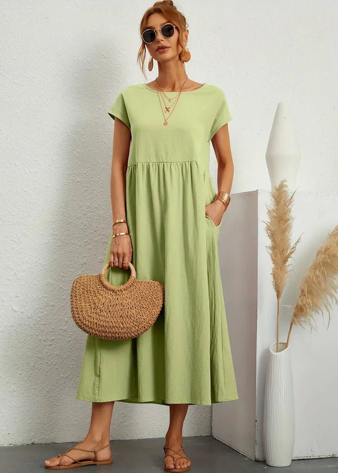 Gabriella Vestido Midi Fluido