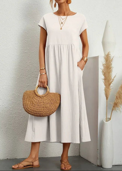 Gabriella Vestido Midi Fluido