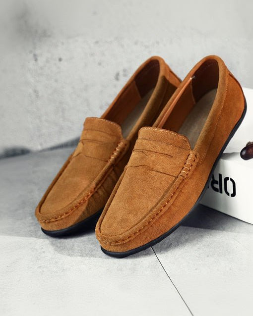 Bruno Mocassini Retro Camoscio