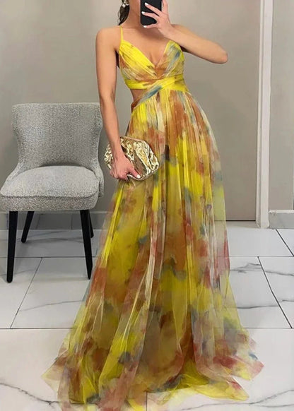 Lauren Vestido Largo Floral