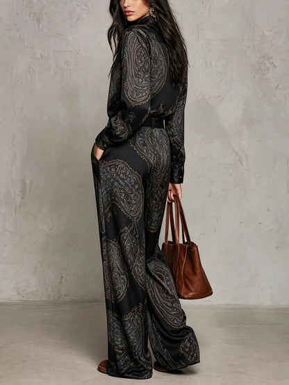 Doriana Completo Satin Paisley