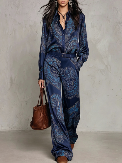 Doriana Completo Satin Paisley