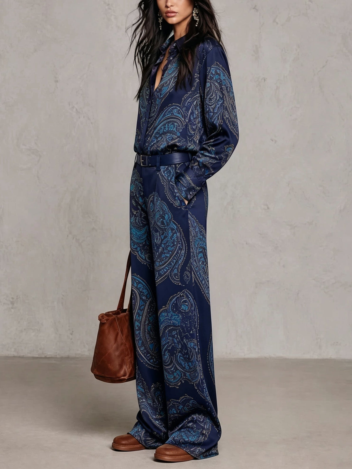Doriana Completo Satin Paisley