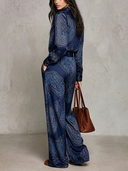 Doriana Completo Satin Paisley
