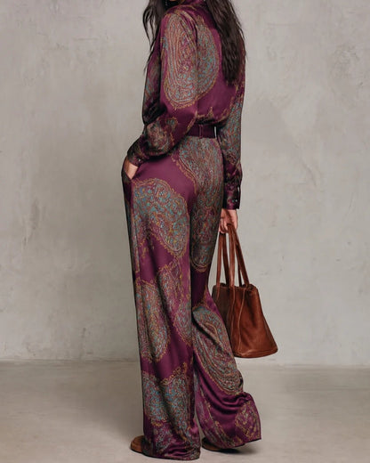 Doriana Completo Satin Paisley