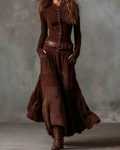 Élise Abito Boho Effetto Suede