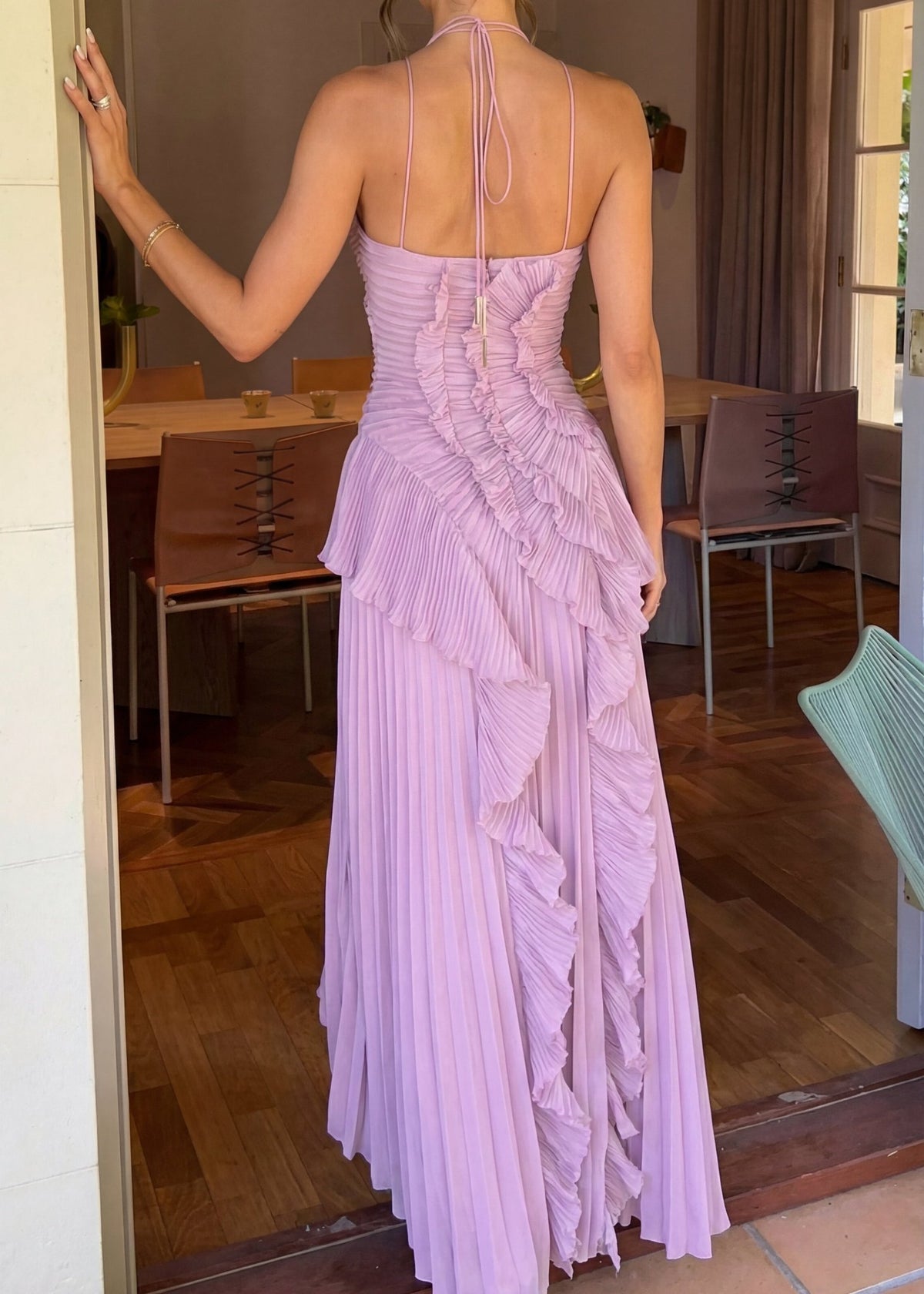 Butterfly Vestido Plisado