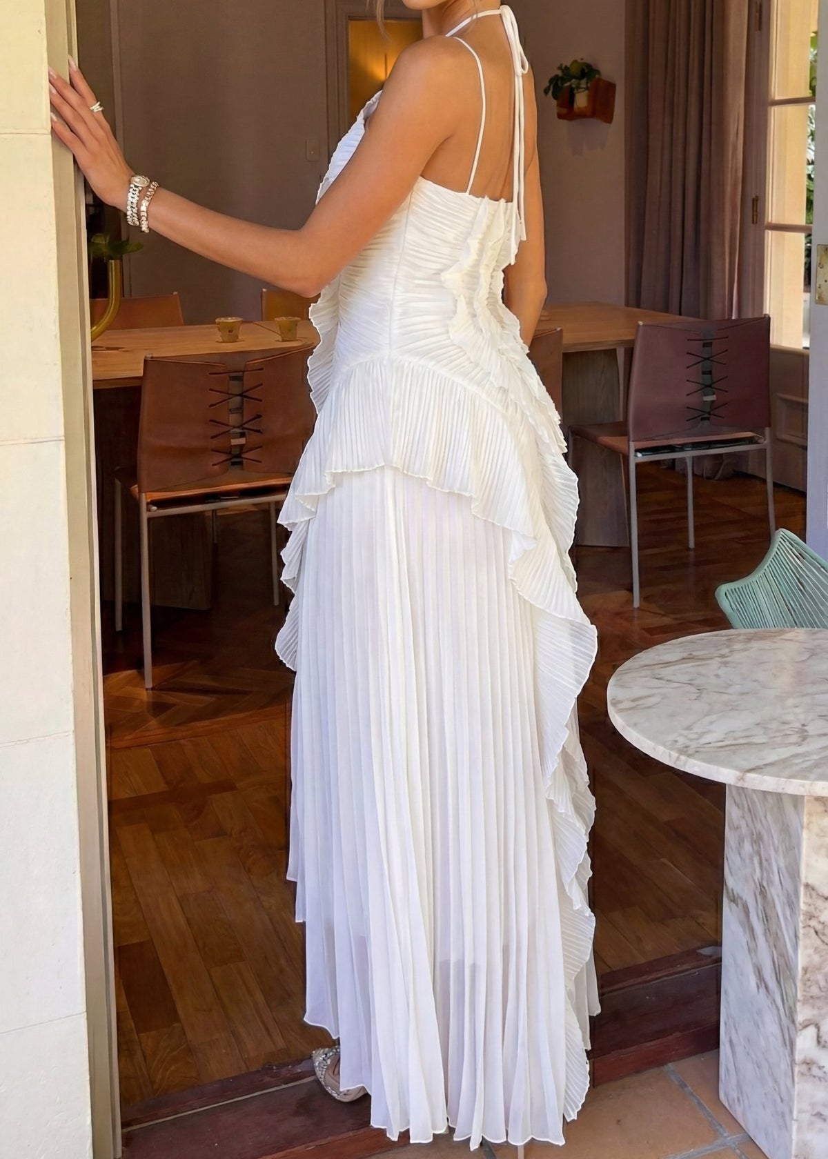 Butterfly Vestido Plisado