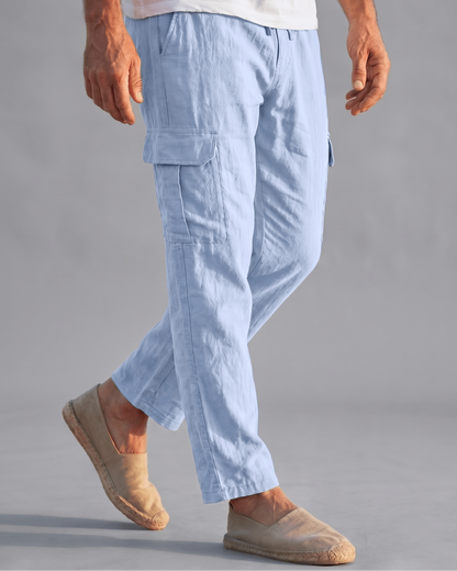 André Pantaloni Cargo Lino