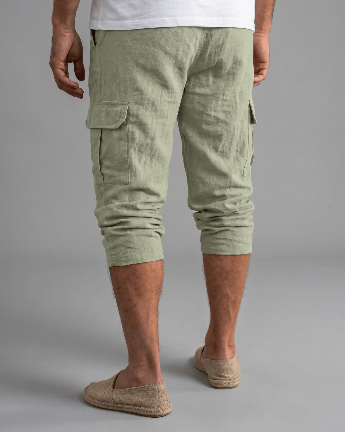 André Pantaloni Cargo Lino