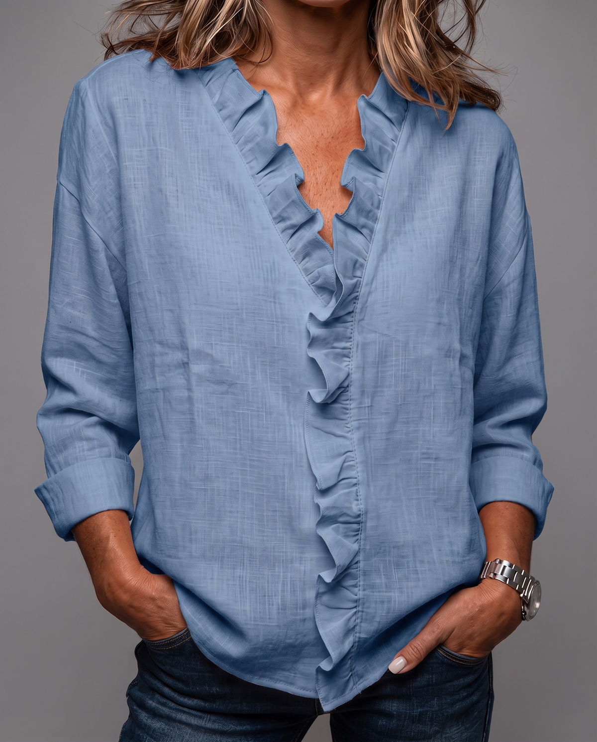 Ciara Camicia Volant