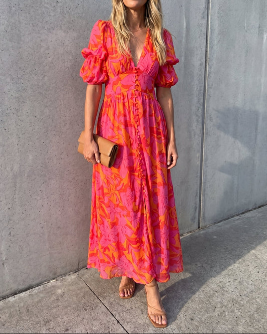 Clara Abito Maxi Floreale