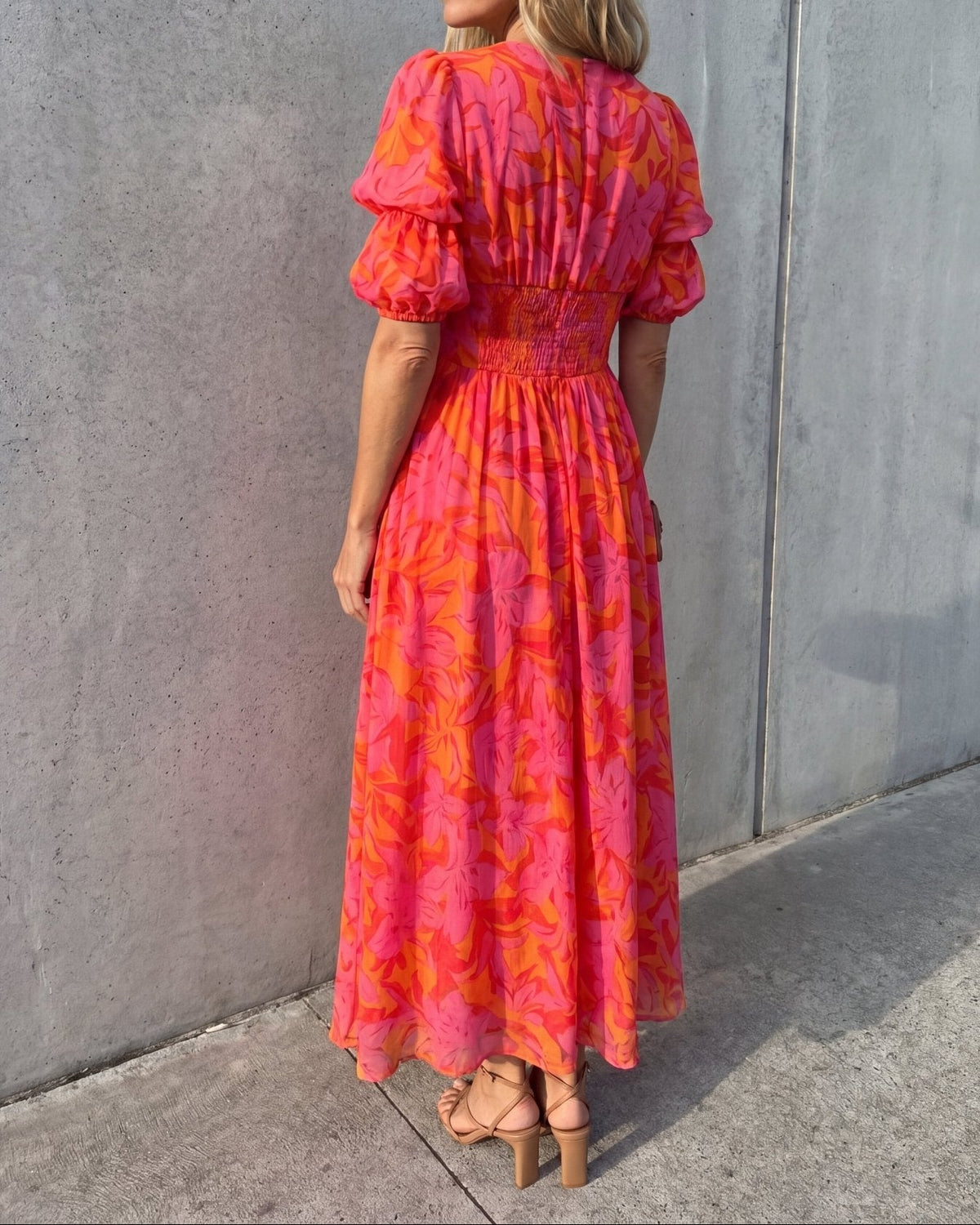 Clara Abito Maxi Floreale